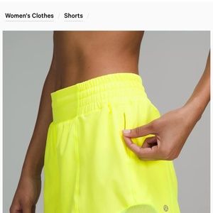 Lululemon Hotty Hot 4” High Rise NWT size 8
